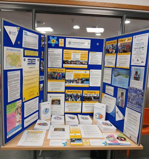 Dementia Action Week - Stand In Ivybridge Library